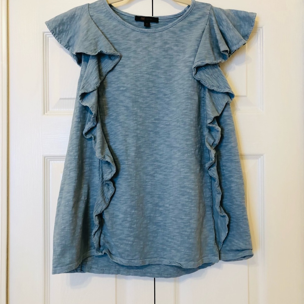 NWOT Frye Ruffled Top - Picture 3 of 6
